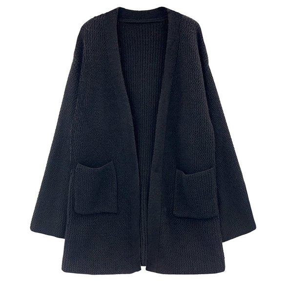 Open Front Knit Cardigan - Picture 4 of 4